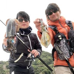 ショアガイドフィッシングでイカRIDEON！